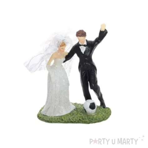 figurka para mloda z pilka nozna 1 szt