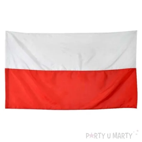 flaga narodowa polskiego kibica bialo czerwona funny fashion 150x90cm