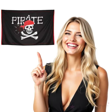 flaga piracka czaszka xxl boland 200 x 300 cm