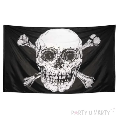 flaga piracka czaszka xxl boland 200 x 330 cm