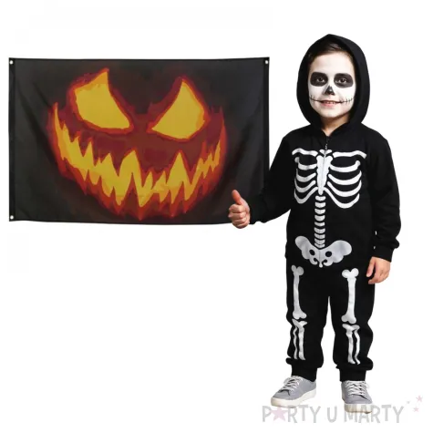 flaga straszna dynia czarna boland 90 x 150 cm