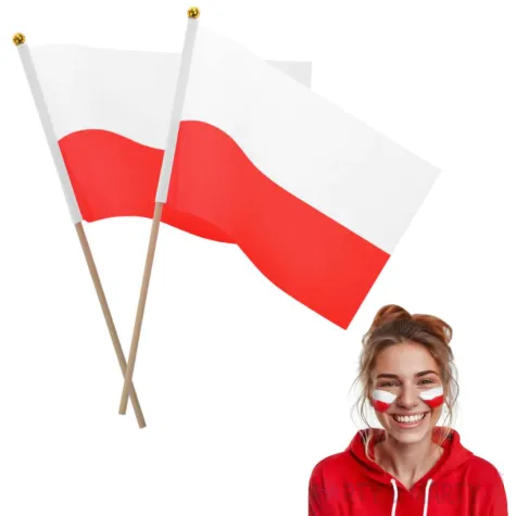 flagi na patyczku polska arpex 30 cm 2 szt