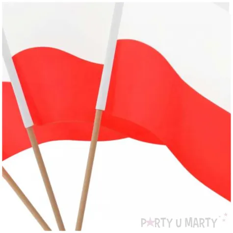 flagi na patyczku polska arpex 30 cm 3 szt