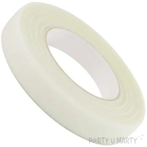 florystyczna tasma maskujaca classic 12 biala 27m