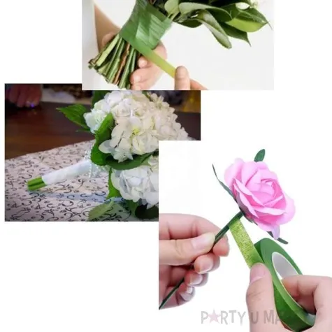 florystyczna tasma maskujaca classic 12 zielona 27 m