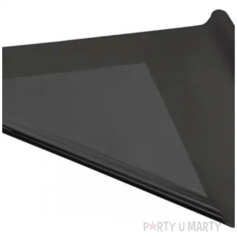 folia dekoracyjna dekoracja na urodziny glamour sylwestra czarna metalizowana 0 8 x 25 m