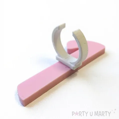 fontanna tortowa 9 urodziny cyfra rozowy jasny 22 cm