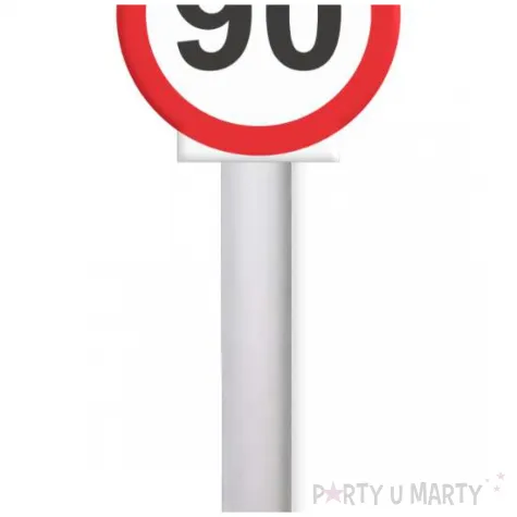 fontanna tortowa 90 urodziny traffic birthday 18 cm