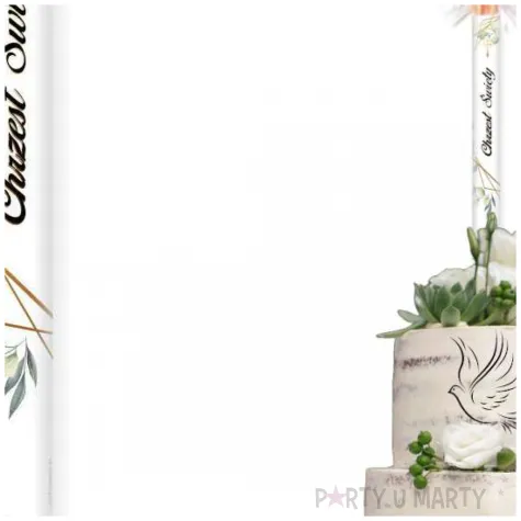 fontanna tortowa chrzest swiety mietowa geometria 18 cm