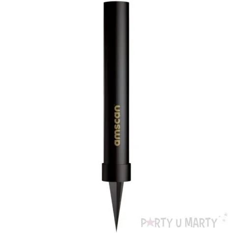 fontanna tortowa classic czarny amscan 12 cm 3 szt