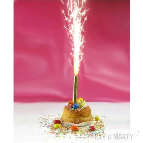 fontanna tortowa holograficzna premium godan 25 cm 4 szt