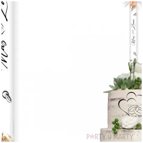 fontanna tortowa maz i zona boho 18 cm