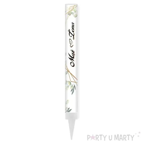 fontanna tortowa maz i zona mietowa geometria 18 cm