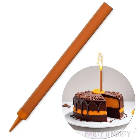 fontanna tortowa monokolor pomaranczowy 18 cm