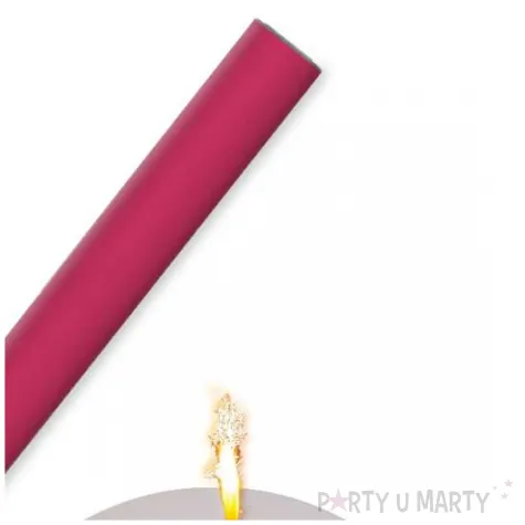 fontanna tortowa monokolor rozowy 18 cm