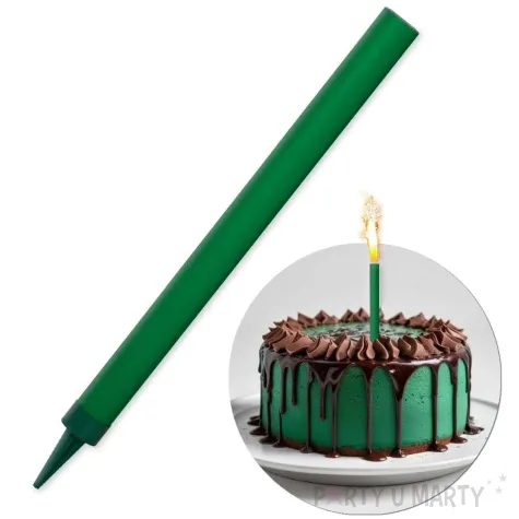 fontanna tortowa monokolor zielony 18 cm