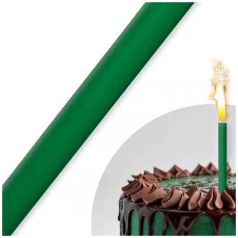 fontanna tortowa monokolor zielony 18 cm