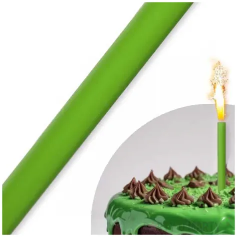 fontanna tortowa monokolor zielony jasny 18 cm