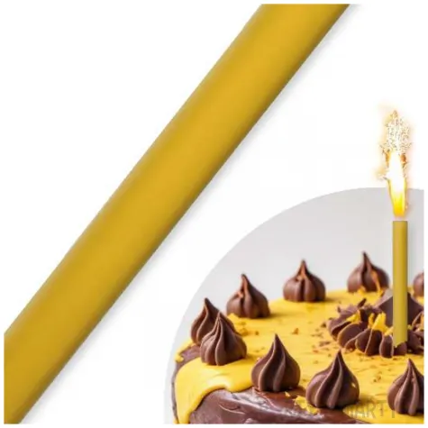 fontanna tortowa monokolor zolty 18 cm