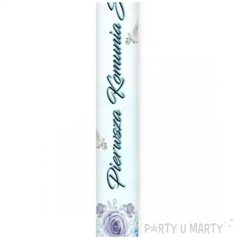 fontanna tortowa raca na tort chlopiec w albie dekoracja na pierwsza komunie swieta 18 cm