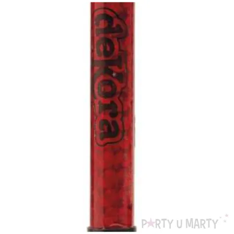 fontanna tortowa zestaw z uchwytem czerwona dekora 15 cm