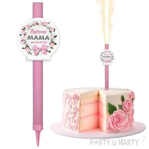 fontanna wycinana dla najlepszej mamy na swiecie 18 cm