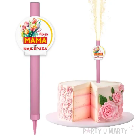 fontanna wycinana moja mama jest najlepsza 18 cm