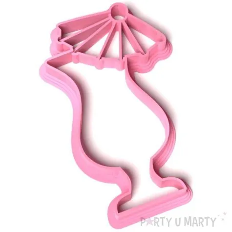 foremka aloha drink z parasolka 57x93 mm rozowa jasna