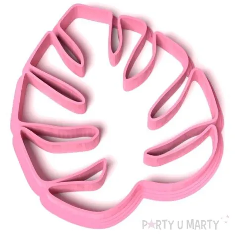 foremka aloha monstera 80x87 mm rozowa jasna