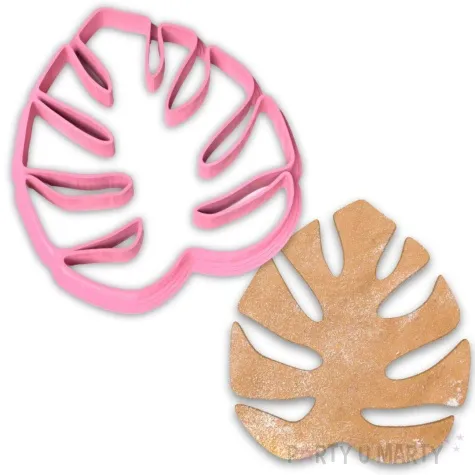 foremka aloha monstera 80x87 mm rozowa jasna