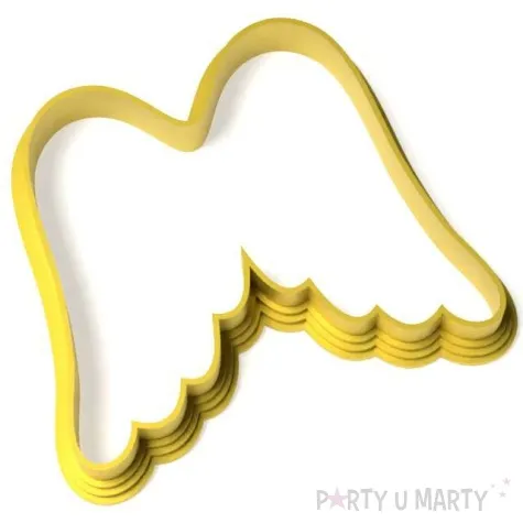 foremka anielskie skrzydla 83x67 mm zlota metaliczna