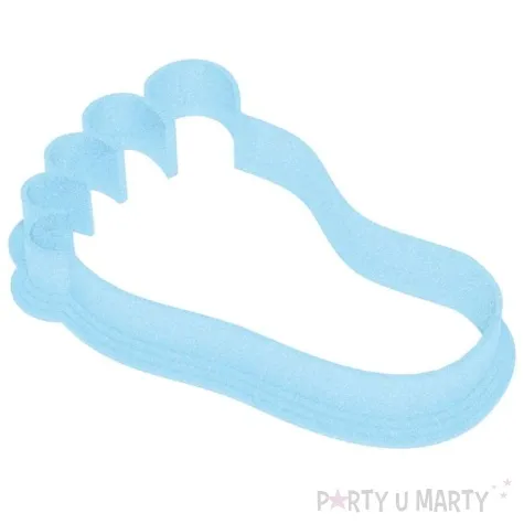 foremka baby shower boy stopka 60x87 mm blekitna brokatowa