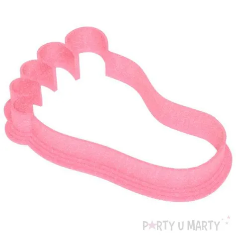 foremka baby shower girl stopka 60x87 mm rozowa brokatowa