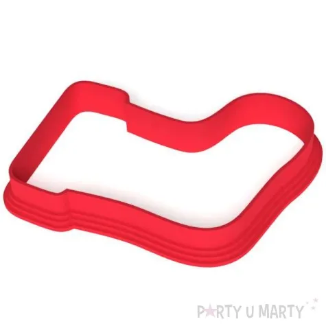 foremka boze narodzenie but mikolaja classic 89x78 mm czerwony