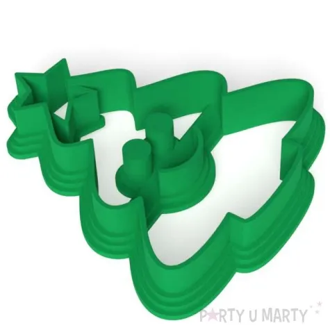 foremka boze narodzenie choinka helenka 72x63 mm zielona