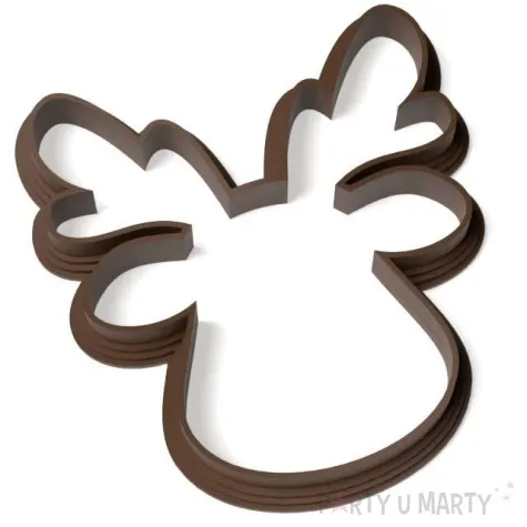 foremka boze narodzenie renifer hubert 82x77 mm brazowy