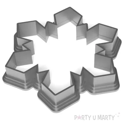 foremka boze narodzenie sniezynka tosia obrys 68x77 mm srebrna metaliczna