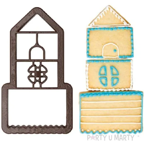 foremka do ciasteczek domek 3d decora