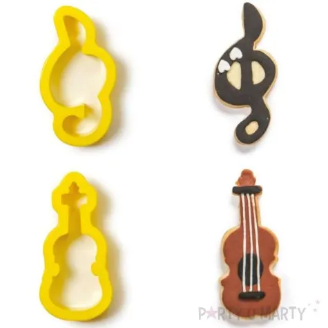 foremka do ciasteczek gitara klucz wiolinowy decora 2 szt