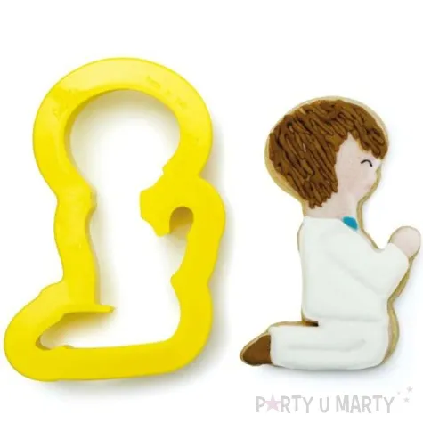 foremka do ciasteczek i komunia sw chlopiec decora