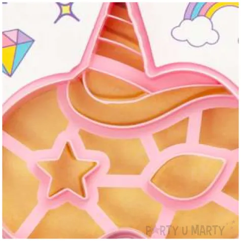 foremka do ciasteczek maska party jednorozec decora