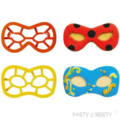 foremka do ciasteczek maski karnawalowe decora 2 szt