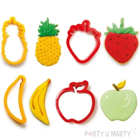 foremka do ciasteczek owoce decora 4 szt