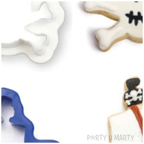 foremka do ciasteczek piracki statek i czaszka decora 2 szt