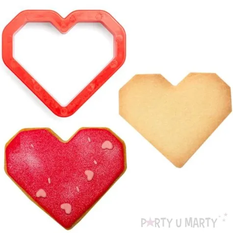 foremka do ciasteczek serce decora