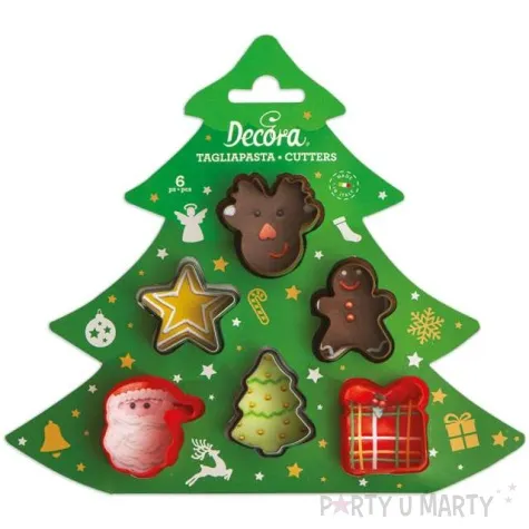 foremka do ciasteczek swiateczny mix decora 6 szt