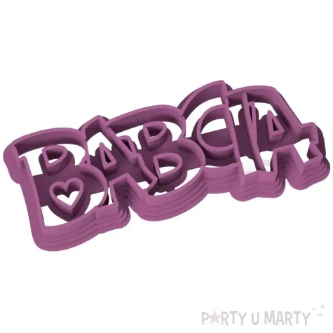 foremka dzien babci napis babcia 97x38 mm fioletowy