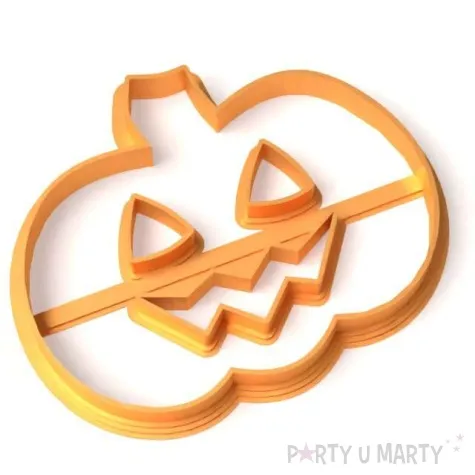 foremka halloween dynia classic 93x77 mm pomaranczowa metaliczna