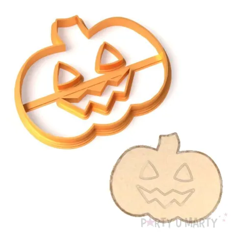 foremka halloween dynia classic 93x77 mm pomaranczowa metaliczna