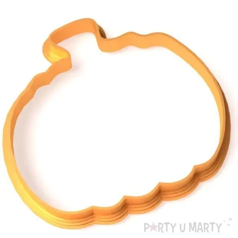 foremka halloween dynia obrys midi 80x88 mm pomaranczowa metaliczna